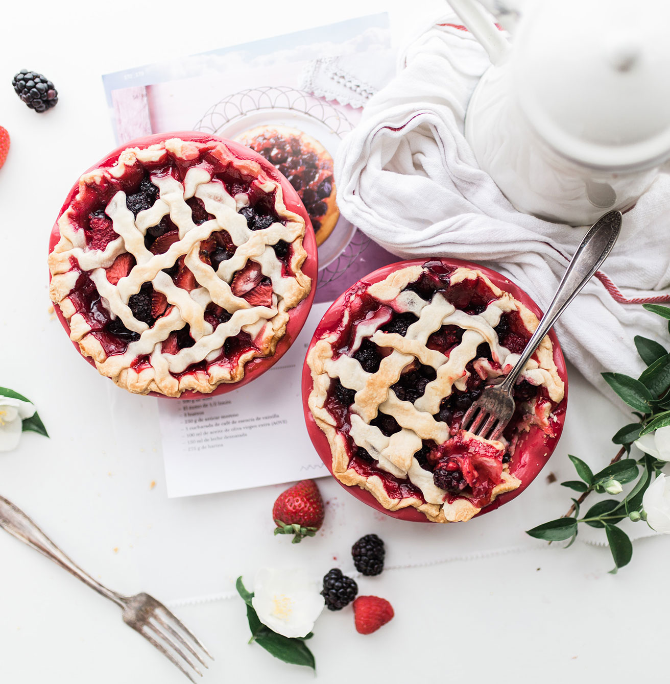 Old fashioned strawberry pie